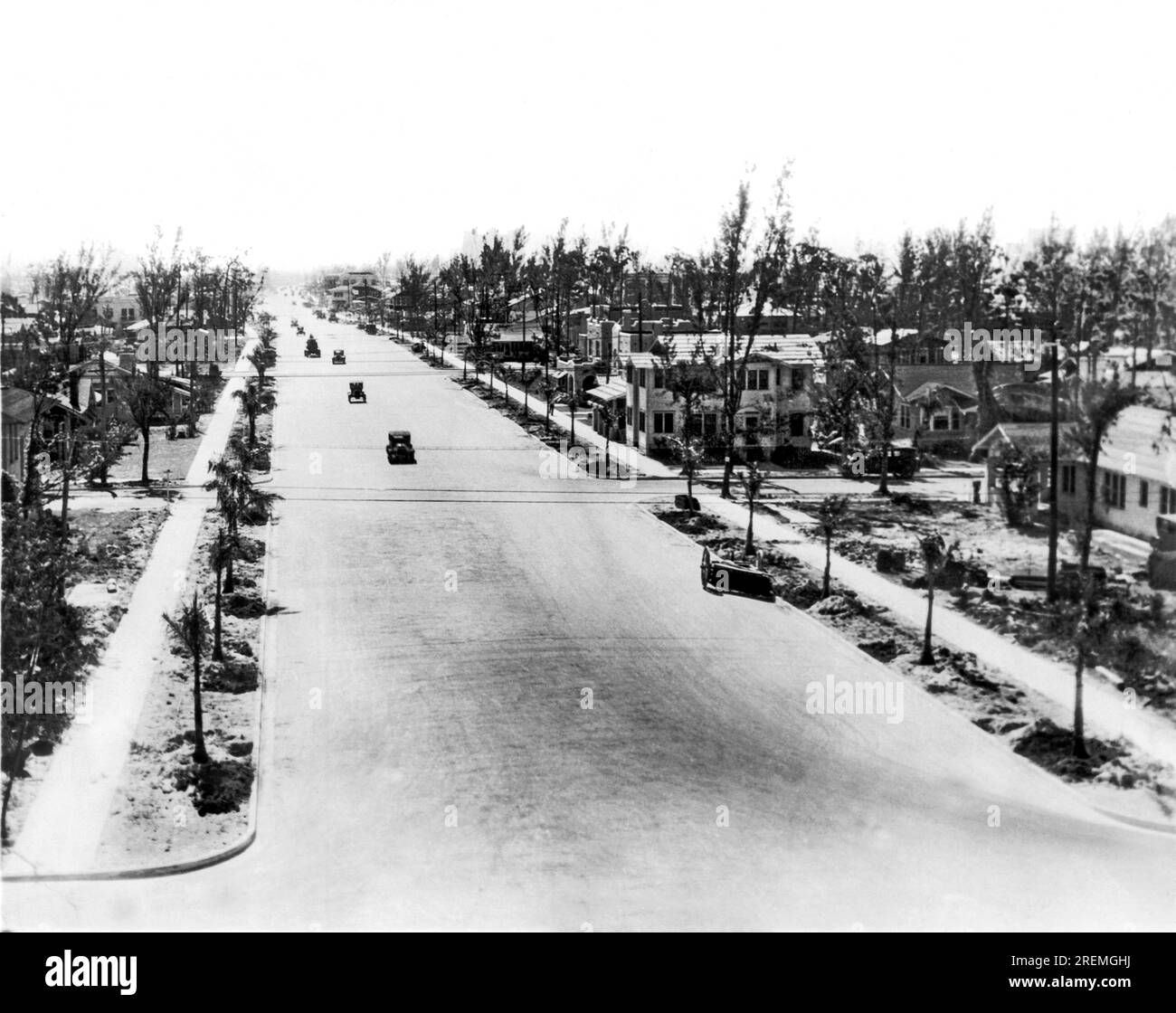 Miami, Florida: February 20, 1927 Miami's Biscayne Boulevard