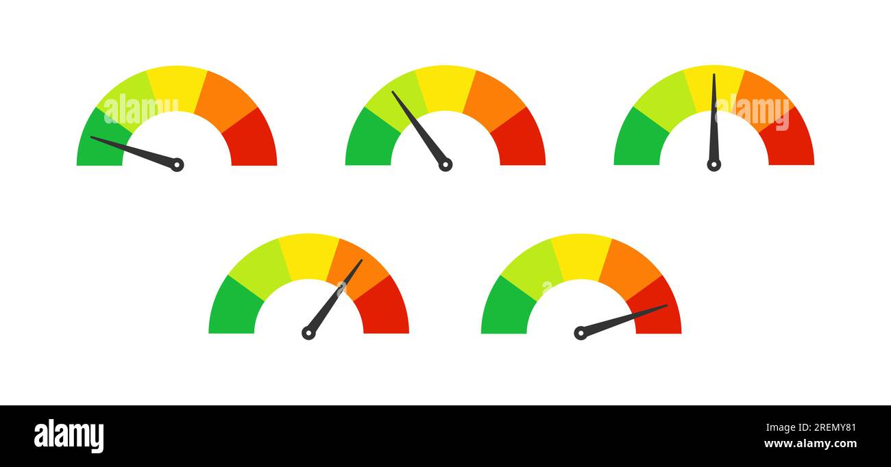 Meter symbol illustration. Simple universal isolated gauge or