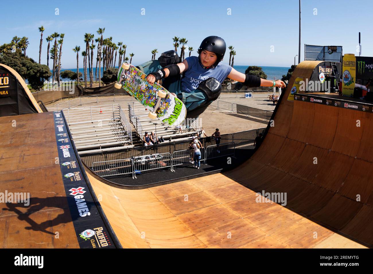 VENTURA, CA - JULY 20: Juno Matsuoka competes during Women's Skateboard ...