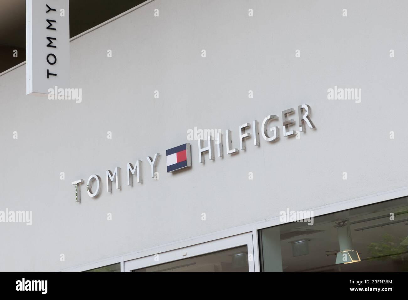 Bordeaux , France - 07 25 2023 : Tommy Hilfiger sign text and brand ...