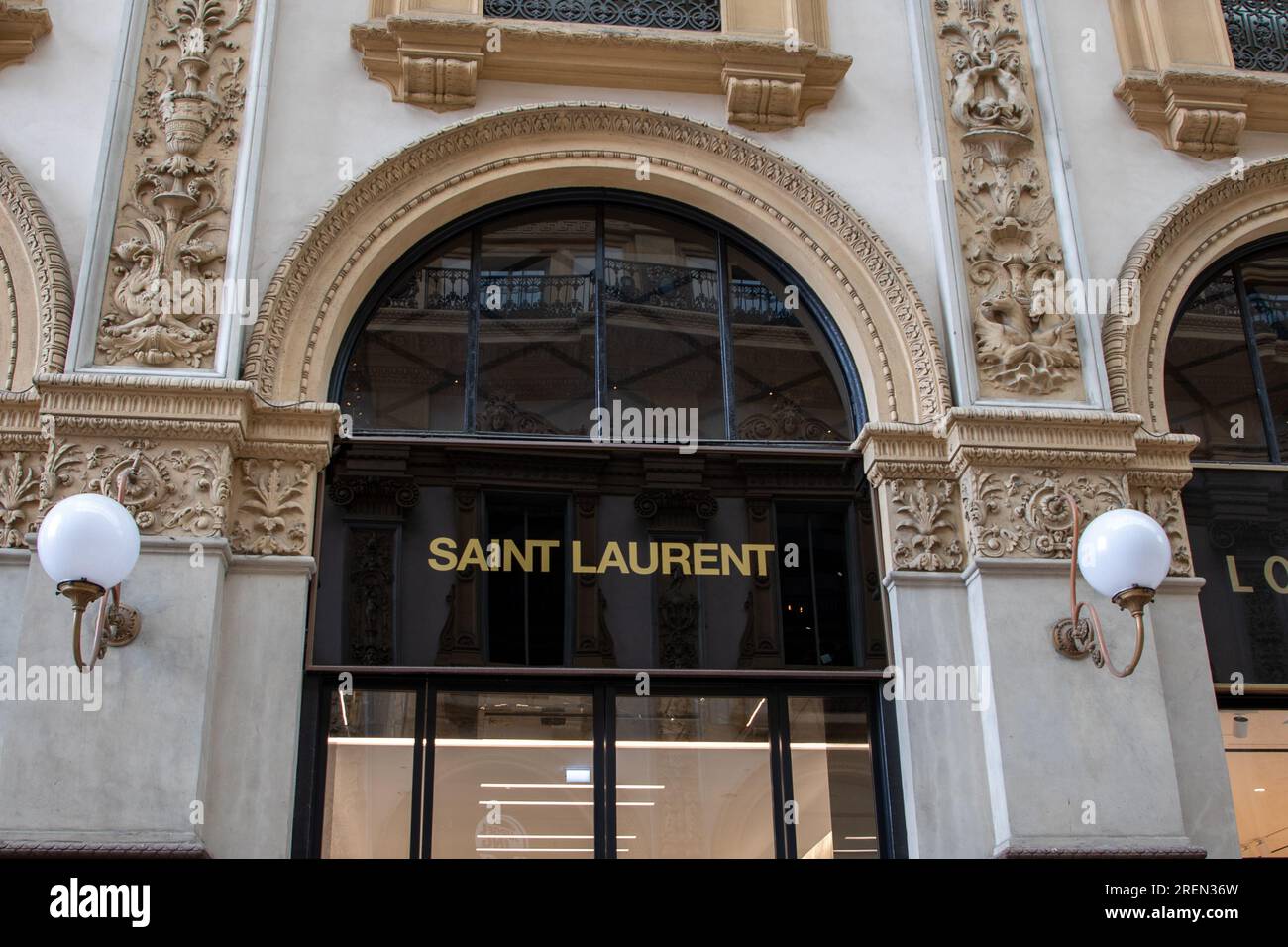 Yves saint laurent logo hi-res stock photography and images - Alamy