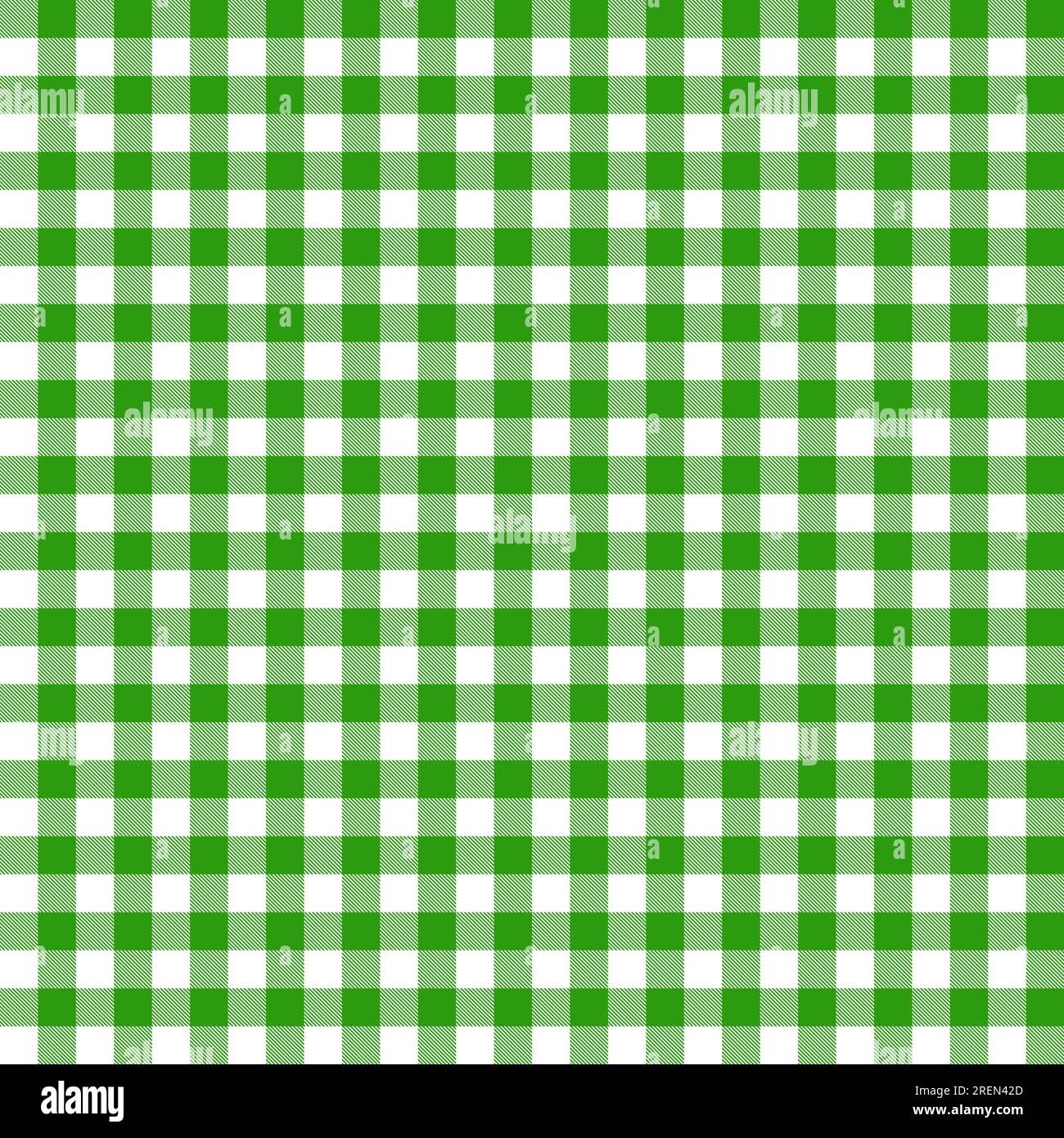 Green check tablecloth Stock Vector Images Alamy