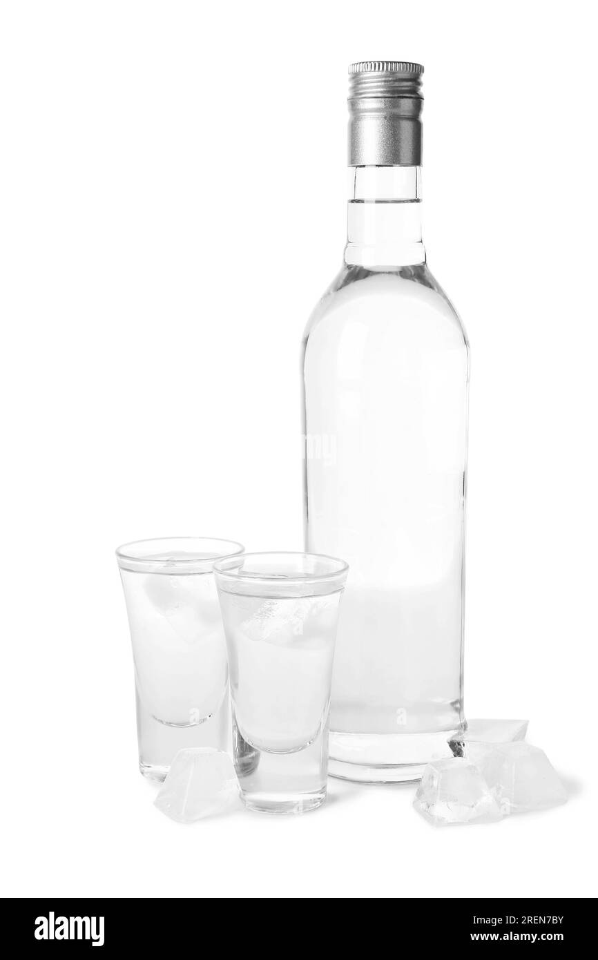 Bottle polish vodka alcohol Black and White Stock Photos & Images Alamy