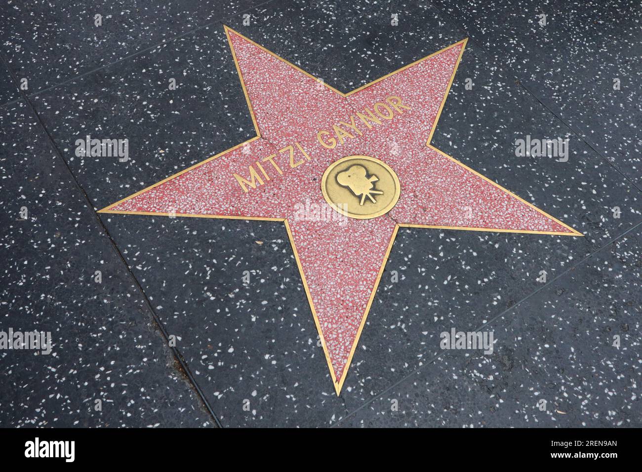 Hollywood, California: Star of MITZI GAYNOR on Hollywood Walk of Fame ...