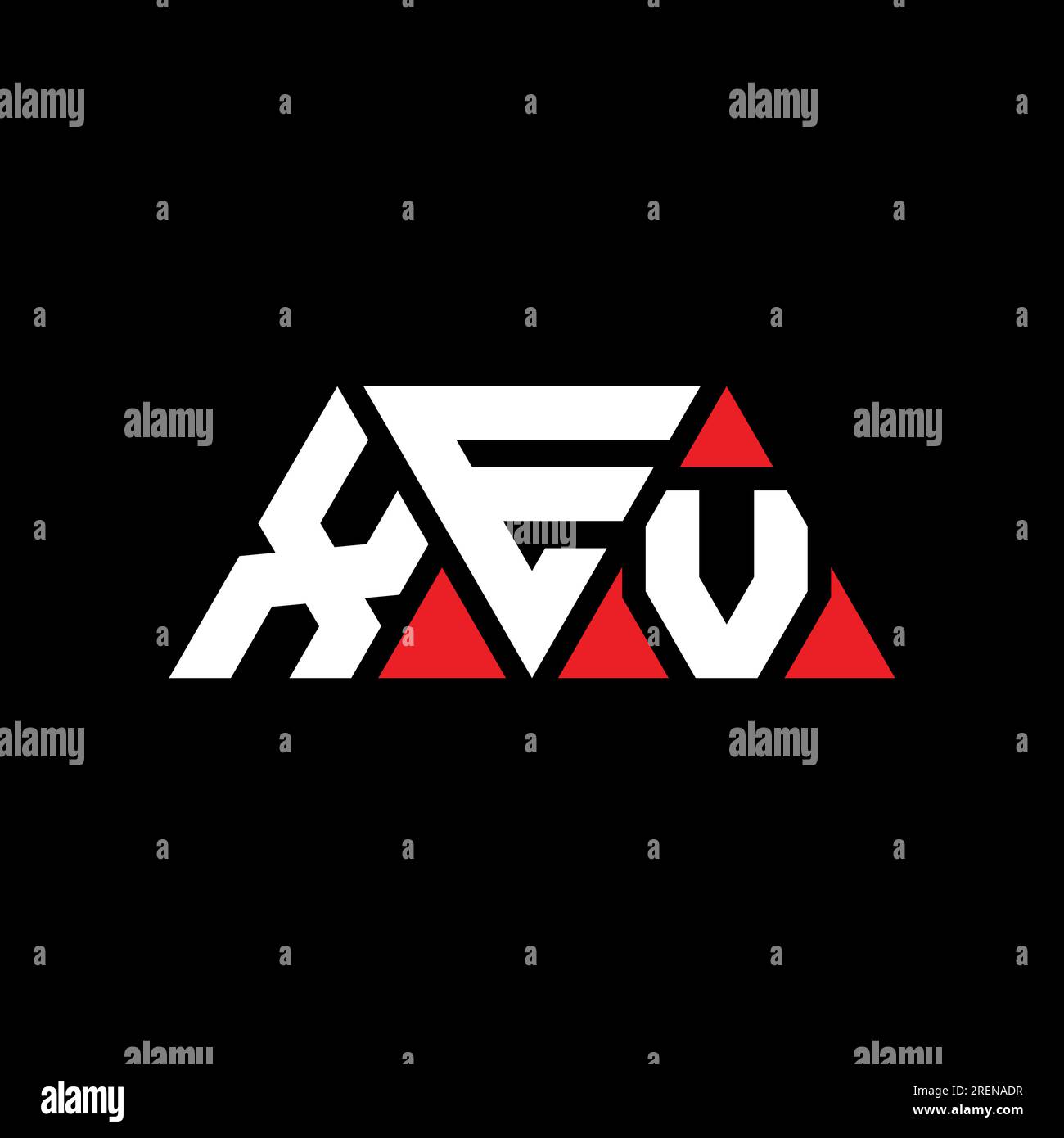 Xev logo design Stock Vector Images Alamy