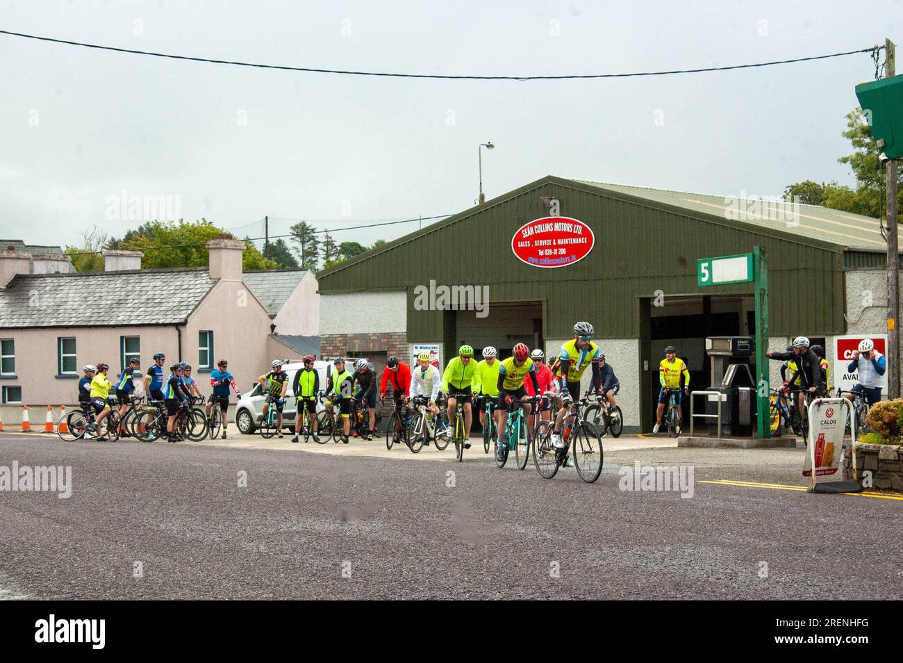 Saturday 29 Jul 2023 Drimoleague, West Cork, Ireland; A charity cycle