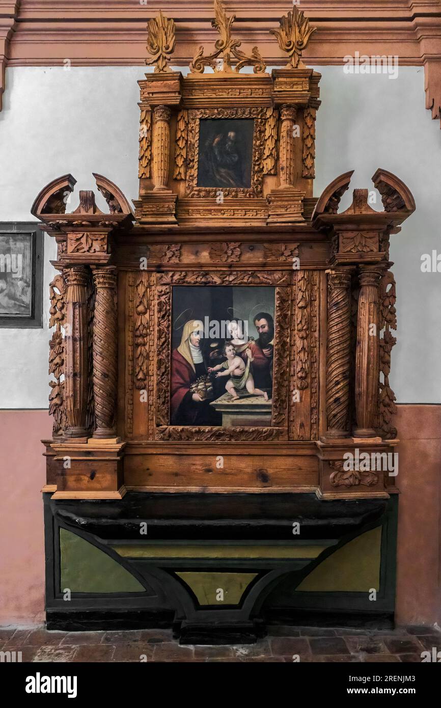 altarpiece, altar, entrance hall to the diocesan museum in the former