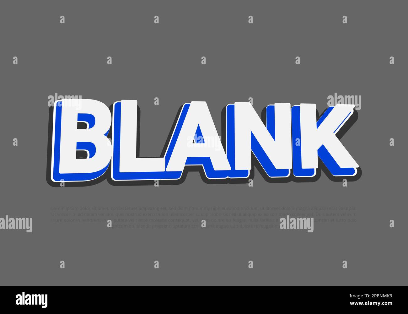 Crunchy text effect template with 3d bold style use for logo Pro Vector Stock Vector