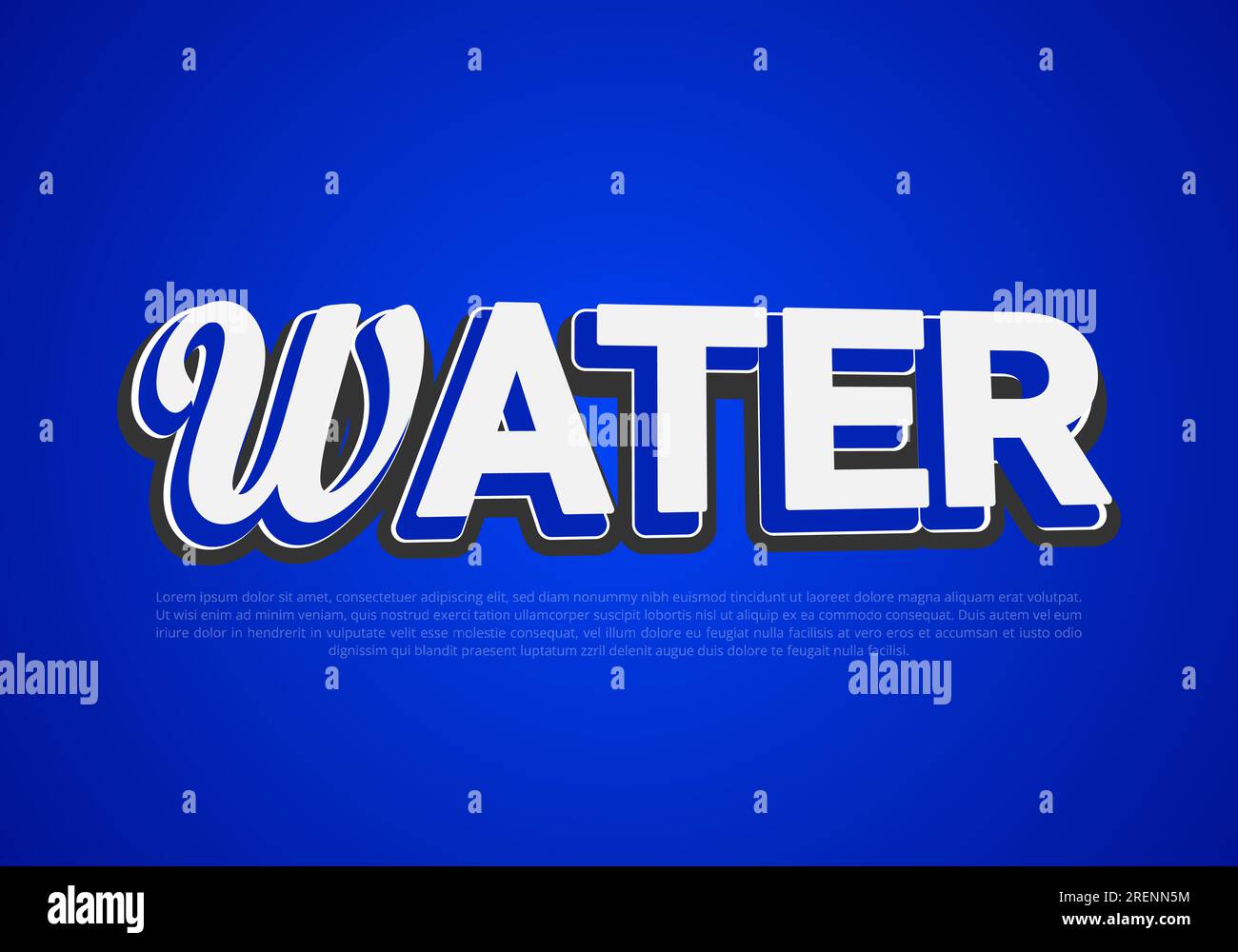 Crunchy text effect template with 3d bold style use for logo Pro Vector ...