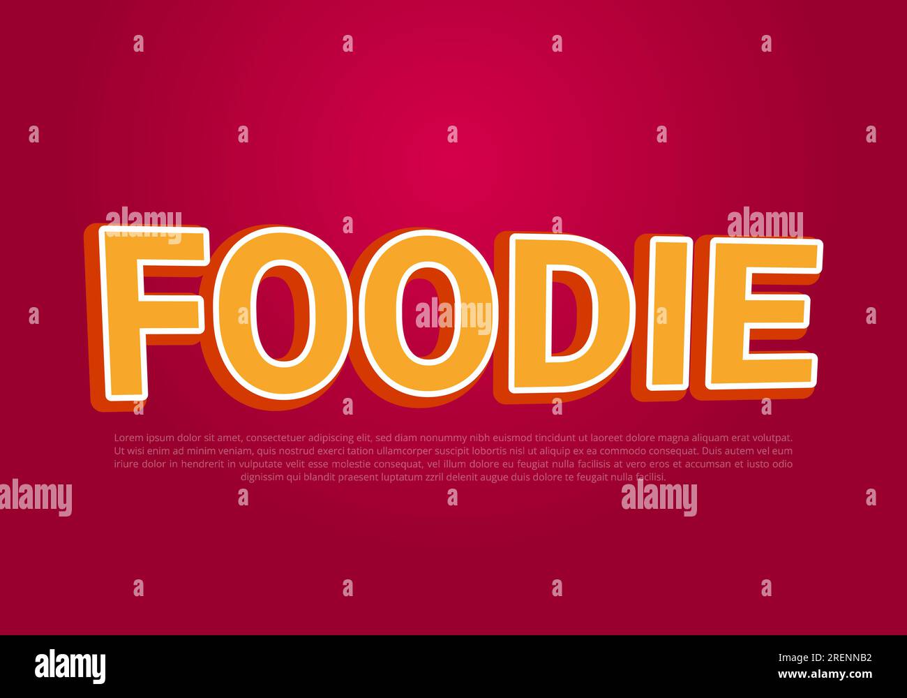Crunchy text effect template with 3d bold style use for logo Pro Vector ...