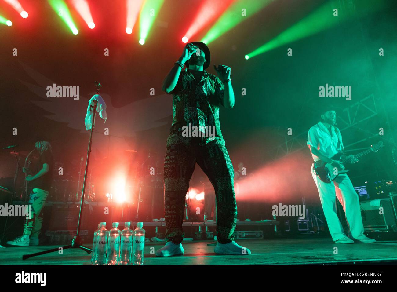 Fredrikstad, Norway. 28th, July 2023. The Swedish ska band Hoffmaestro ...