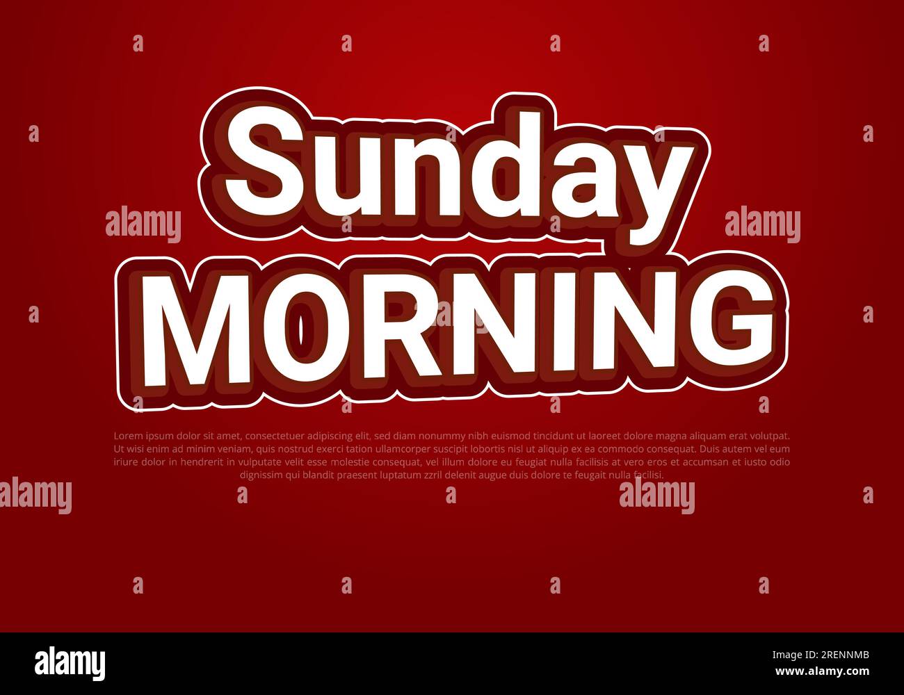 Crunchy text effect template with 3d bold style use for logo Pro Vector Stock Vector