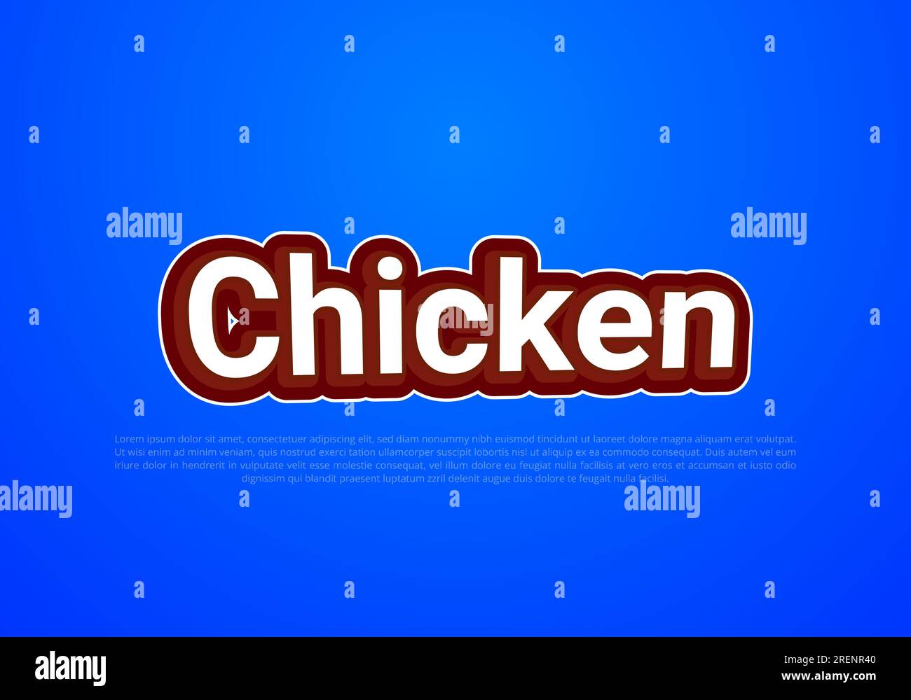 Crunchy text effect template with 3d bold style use for logo Pro Vector Stock Vector