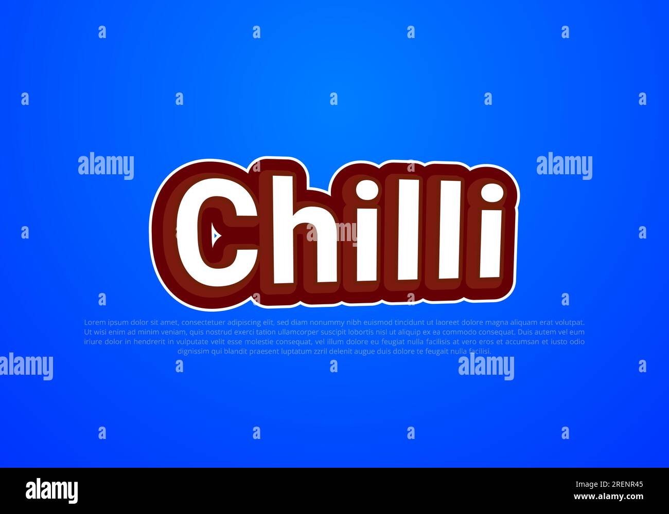 Crunchy text effect template with 3d bold style use for logo Pro Vector Stock Vector