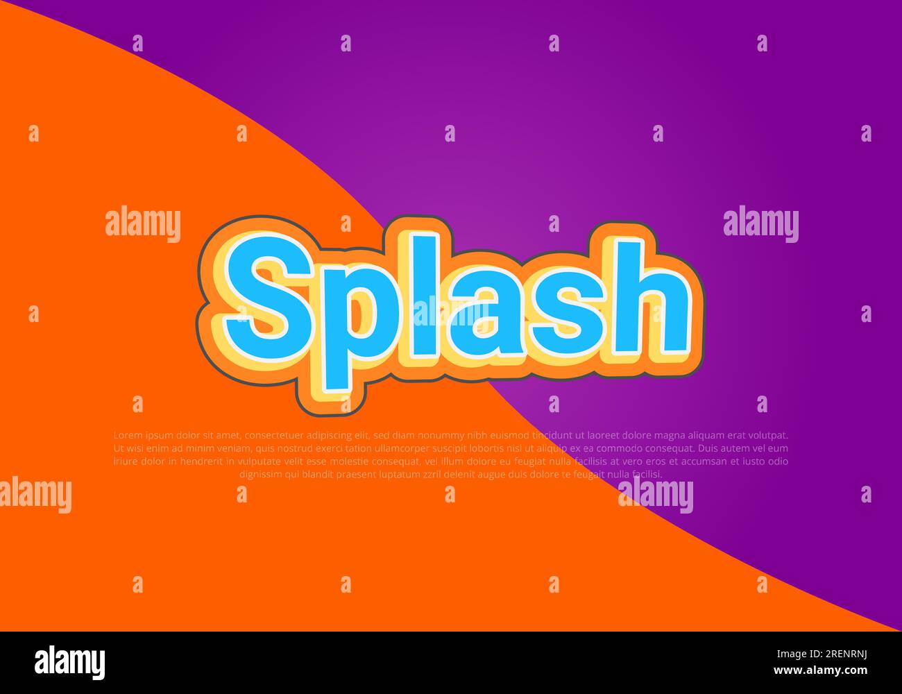 Crunchy text effect template with 3d bold style use for logo Pro Vector ...