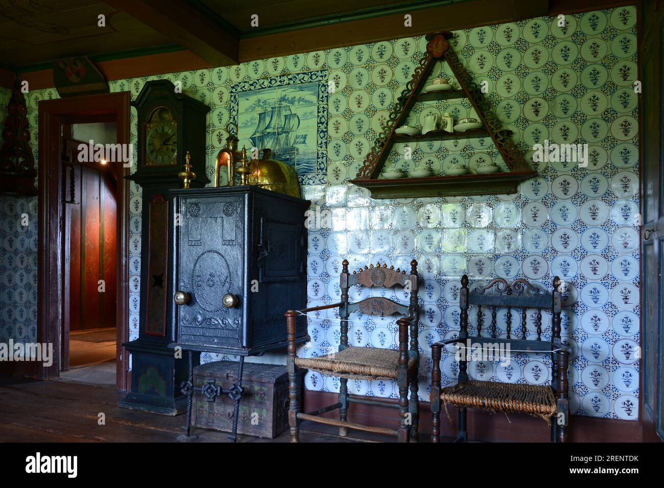 Altfriesisches Haus / Old Frisian house (1640) in Keitum, Sylt, Frisian Islands, Wadden Sea, Germany Stock Photo