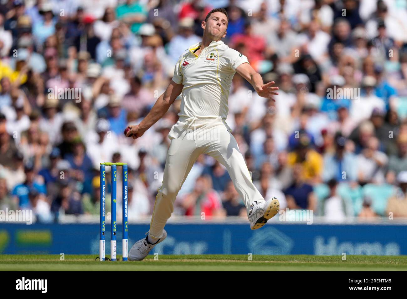 Australia'S Heartbreak: Hazlewood'S Worst Bowling Day Costs The Match - rbev97p