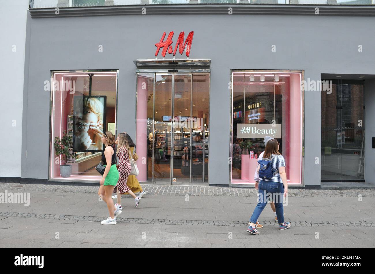 29 July 2023/Sale at swedish retail H&M store in danish capital Copenhagen Denmark. Joseph Pictures Stock Photo - Alamy
