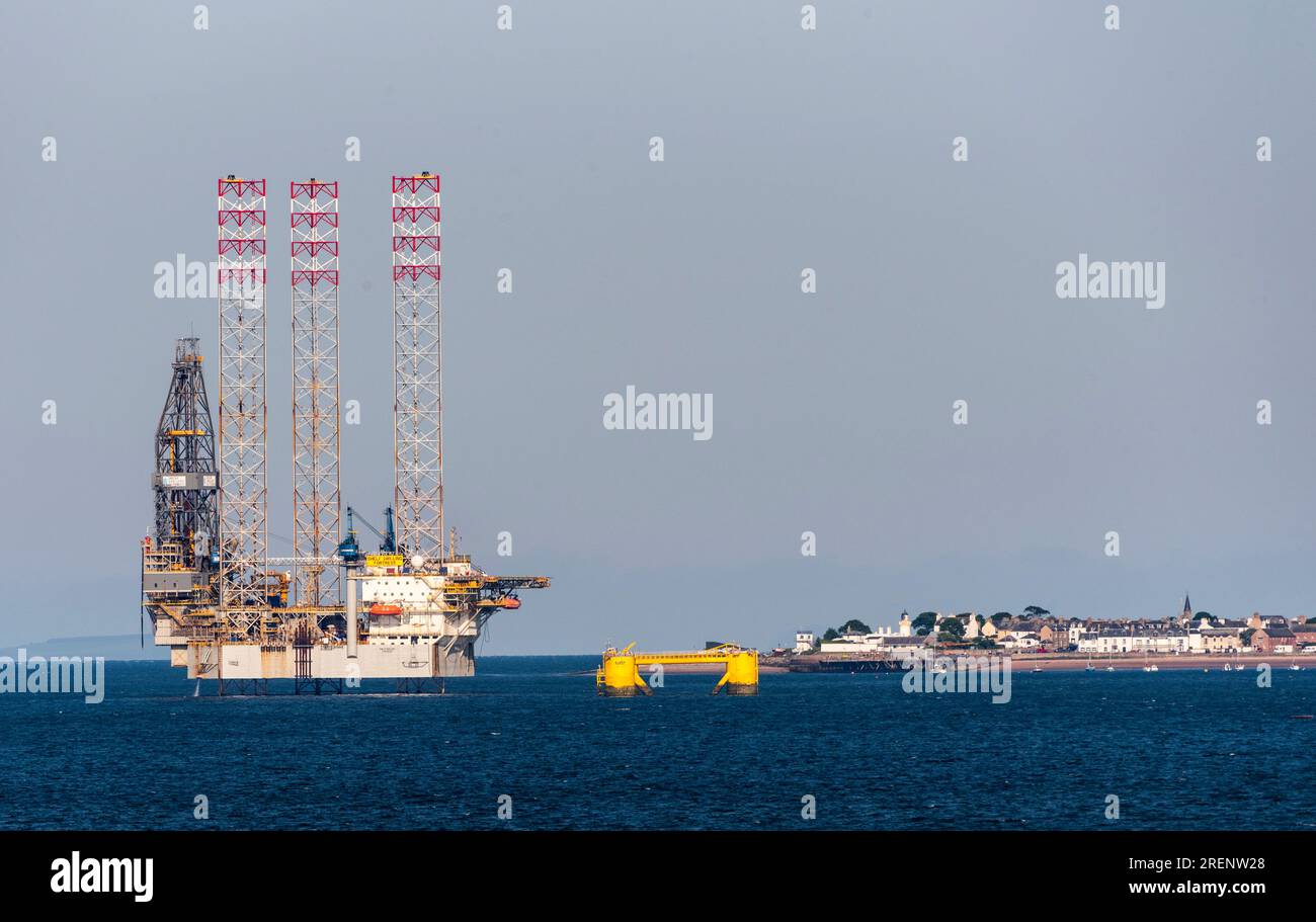 Port of Cromarty Firth, Invergordon,Scotland, UK. 3 June 2023. The Shelf Drilling Fortress