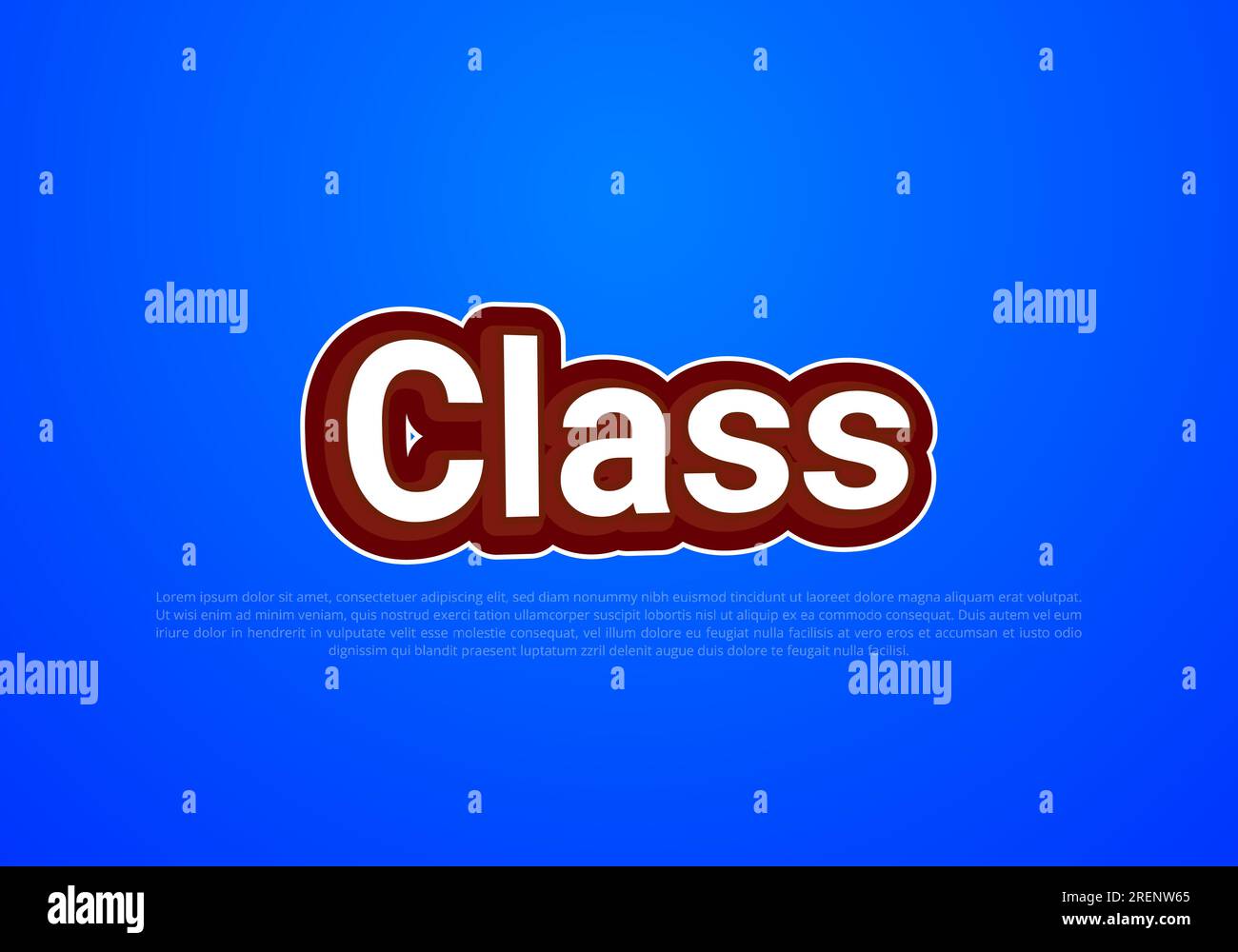 Crunchy text effect template with 3d bold style use for logo Pro Vector Stock Vector