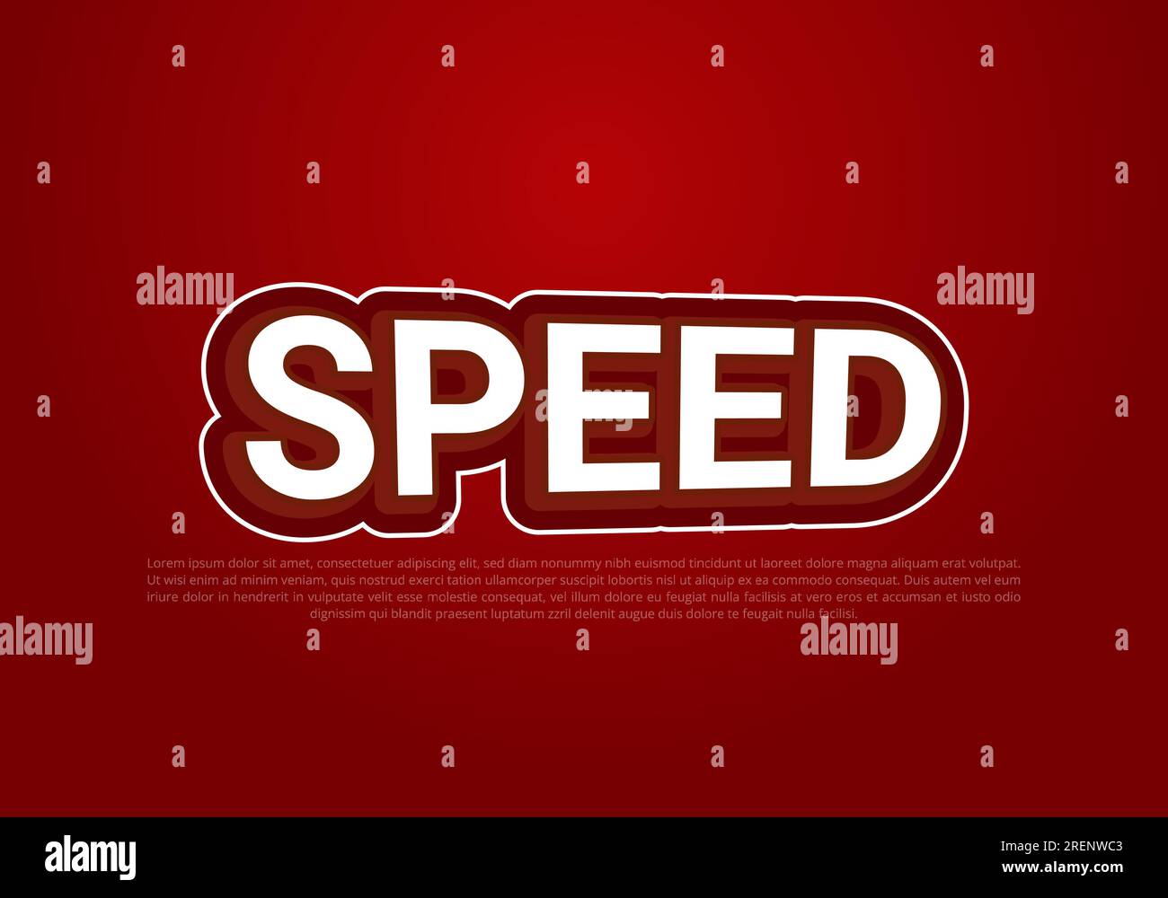 Crunchy text effect template with 3d bold style use for logo Pro Vector Stock Vector