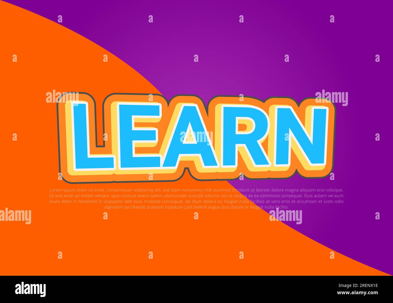 Crunchy text effect template with 3d bold style use for logo Pro Vector Stock Vector