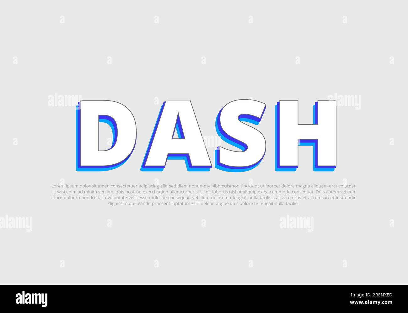 Crunchy text effect template with 3d bold style use for logo Pro Vector ...