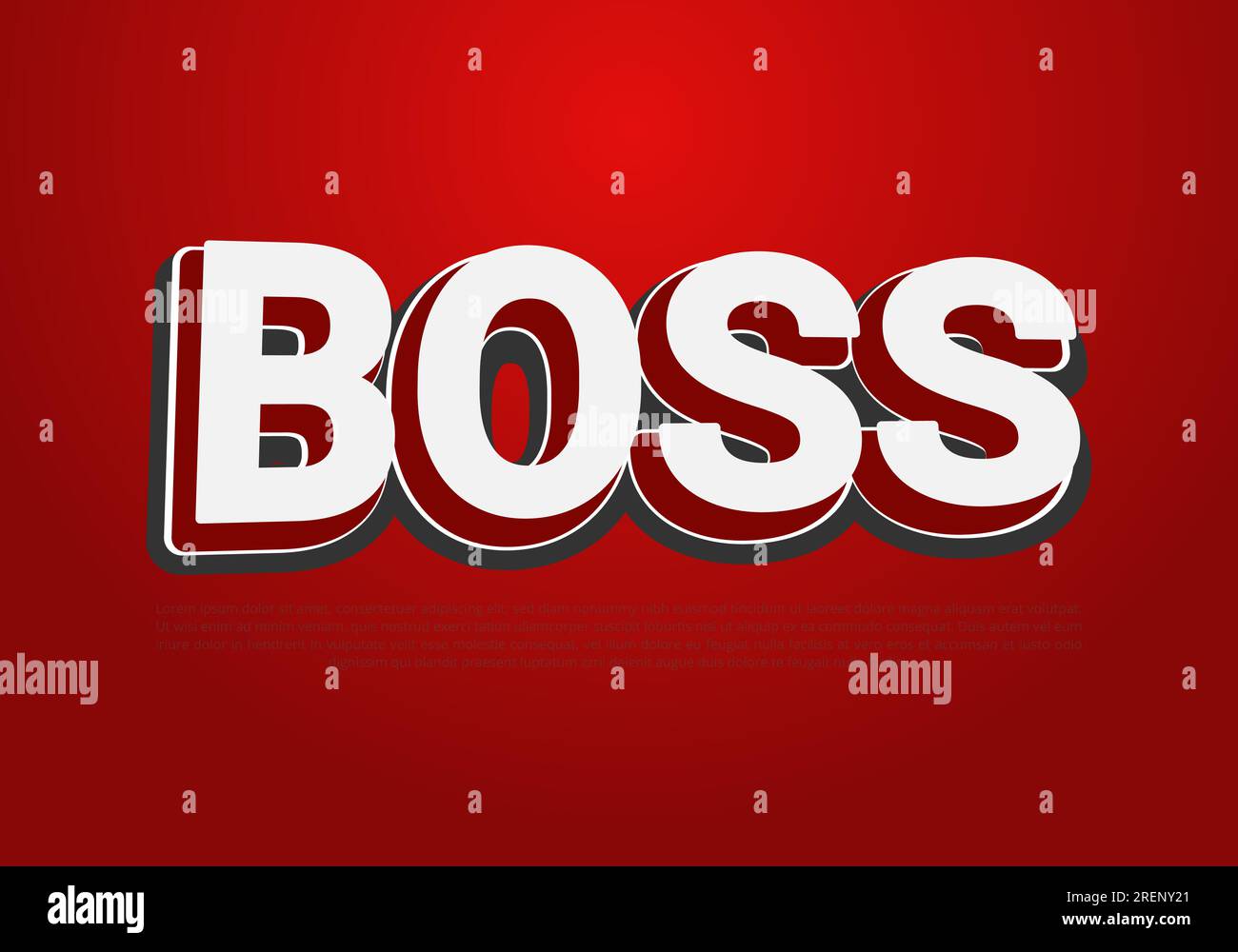 Crunchy text effect template with 3d bold style use for logo Pro Vector ...