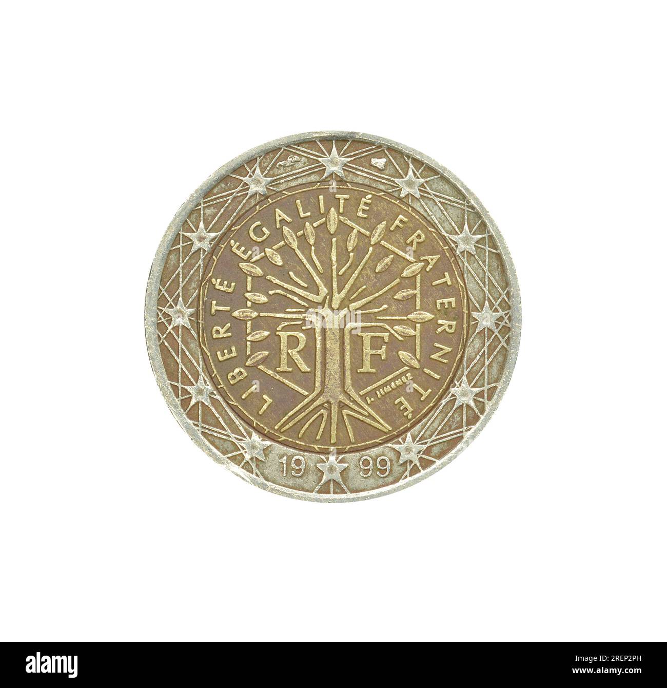 1 Euro Münze Liberte Egalite Fraternite 2000 Wert Liberte Egalite Fraternite Symbol