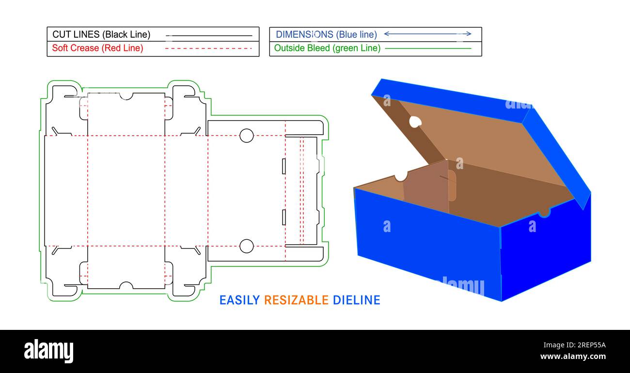 4,738 Shoe Box Template Images, Stock Photos, 3D objects, & Vectors