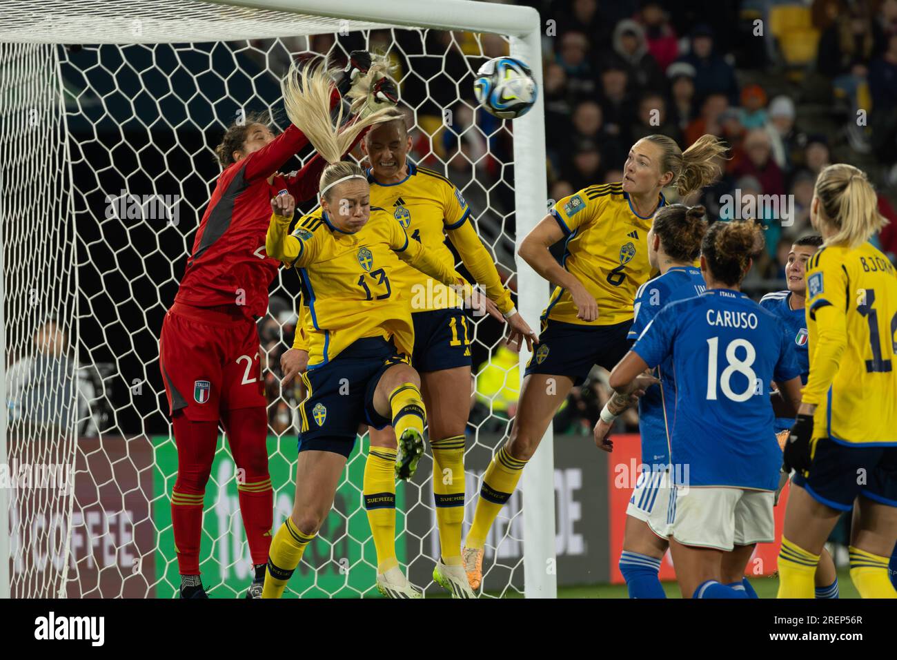 Wellington, New Zealand. 27th July, 2023. Amanda Ilestedt (13, Sweden