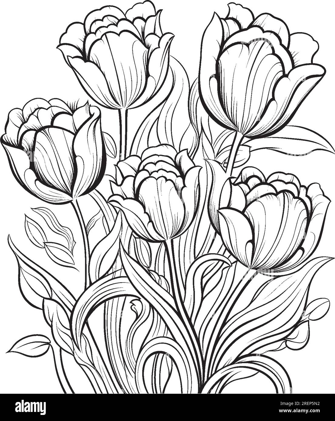 Mandala coloring pages for kids and adults Stock Vector Image & Art Alamy