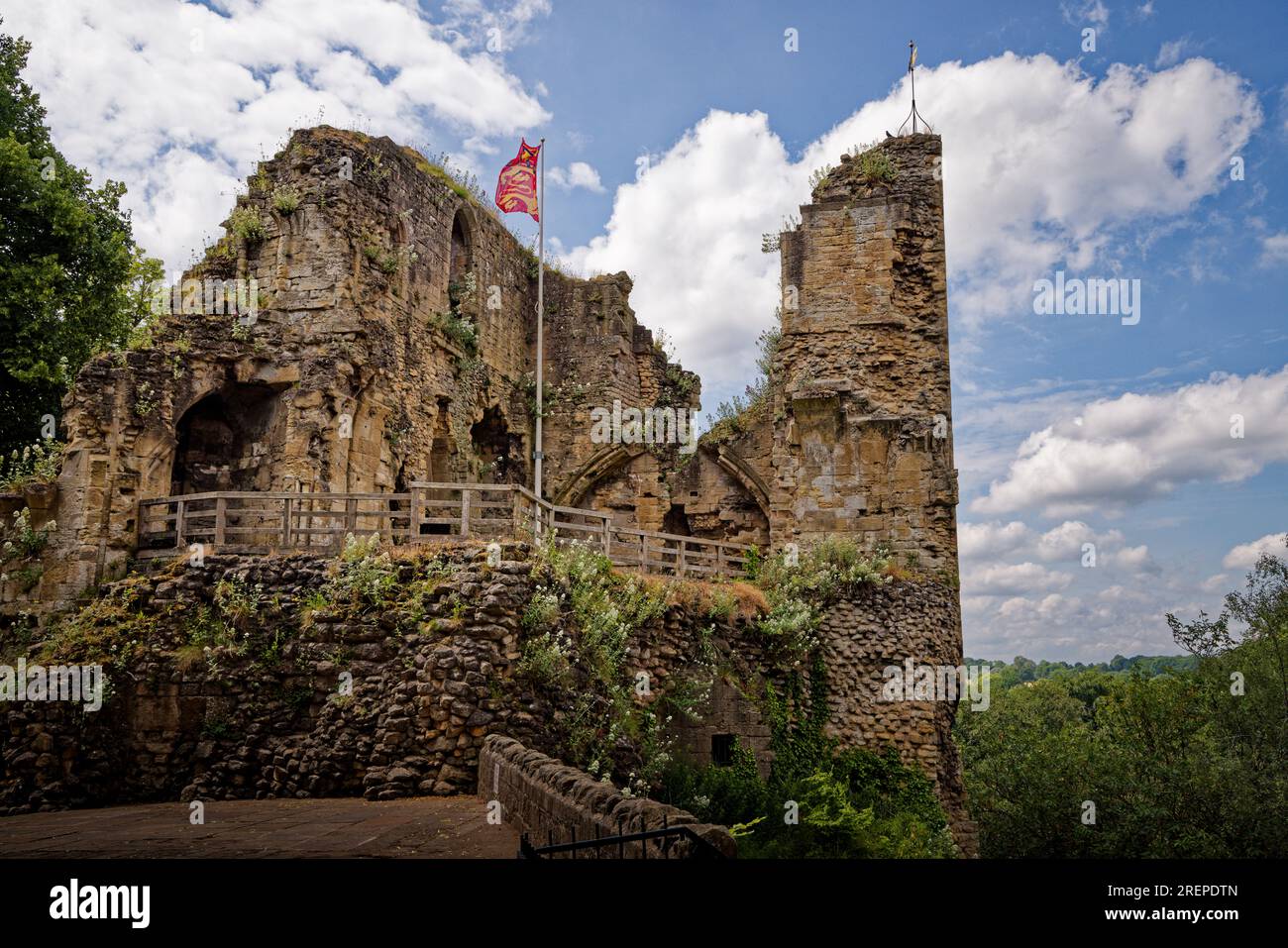 The Keep, Knaresborough Castle Stock Photo Alamy