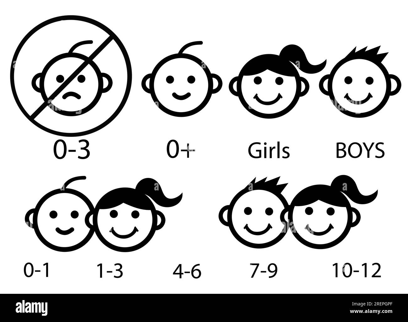 age warning label vector illustration Stock Vector Image & Art Alamy