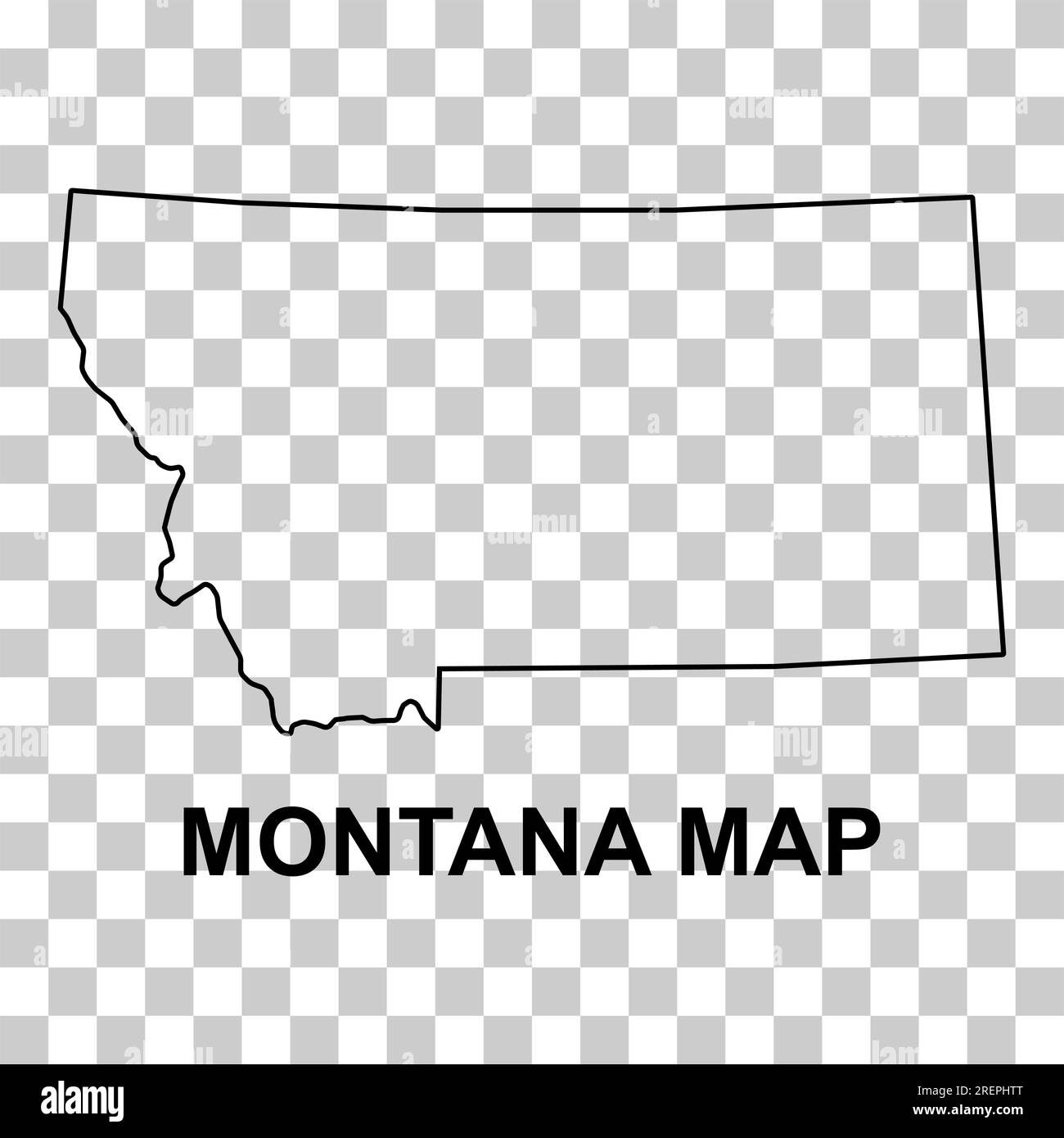 Montana map shape united states - Montana Map Shape United States Of America Flat Concept Icon Symbol Vector Illustration 2REPHTT 