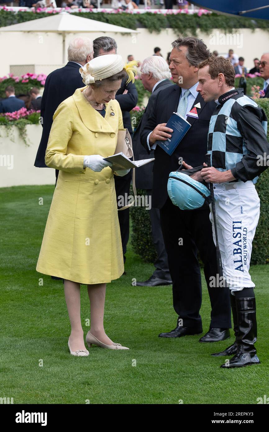 Princess anne royal ascot 2023 hi-res stock photography and images - Alamy