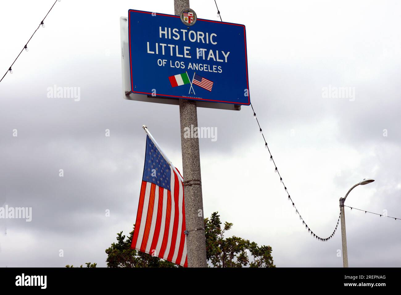 Los Angeles, California Historic Little Italy of Los Angeles in