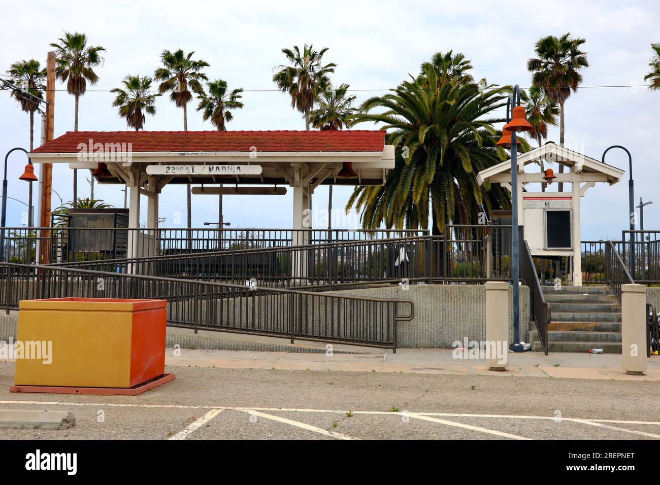 San Pedro (Los Angeles) California Port of Los Angeles Waterfront Red