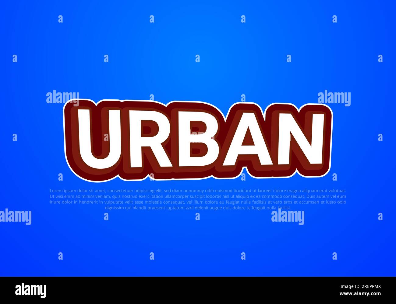 Crunchy text effect template with 3d bold style use for logo Pro Vector Stock Vector
