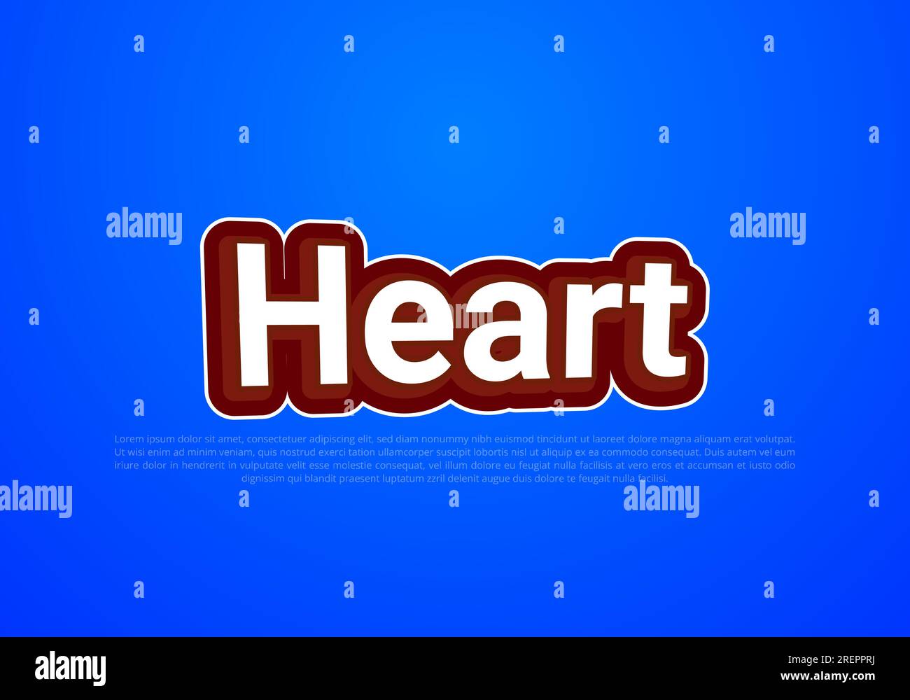 Crunchy text effect template with 3d bold style use for logo Pro Vector Stock Vector