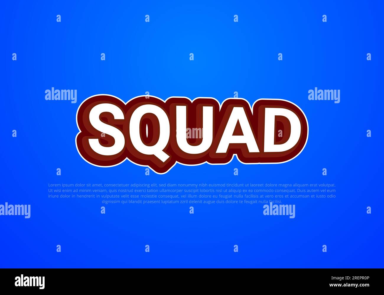 Crunchy text effect template with 3d bold style use for logo Pro Vector Stock Vector
