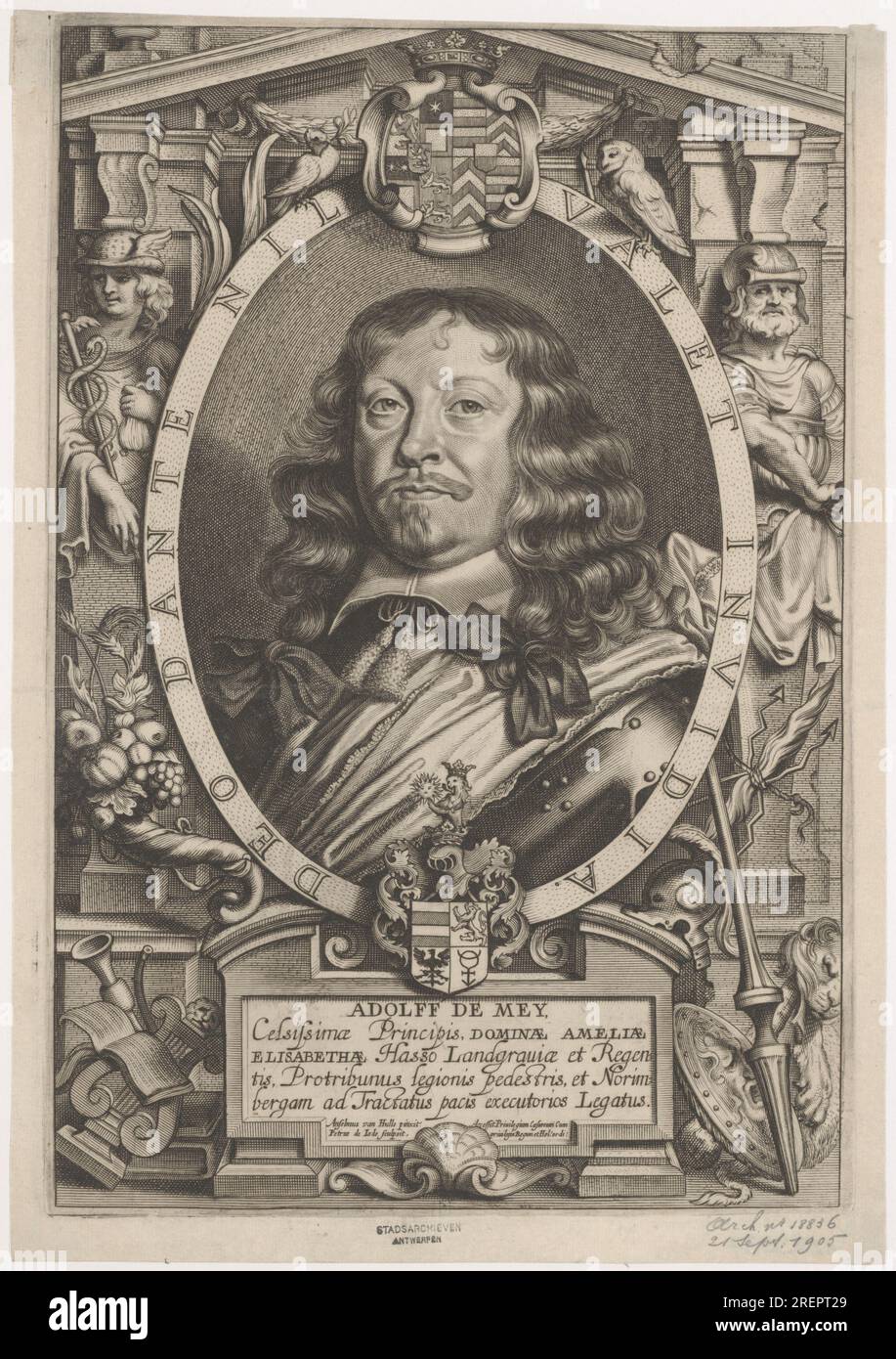 De Mey, Adolff (17e eeuw) 17th century by Pieter de Jode II Stock Photo ...