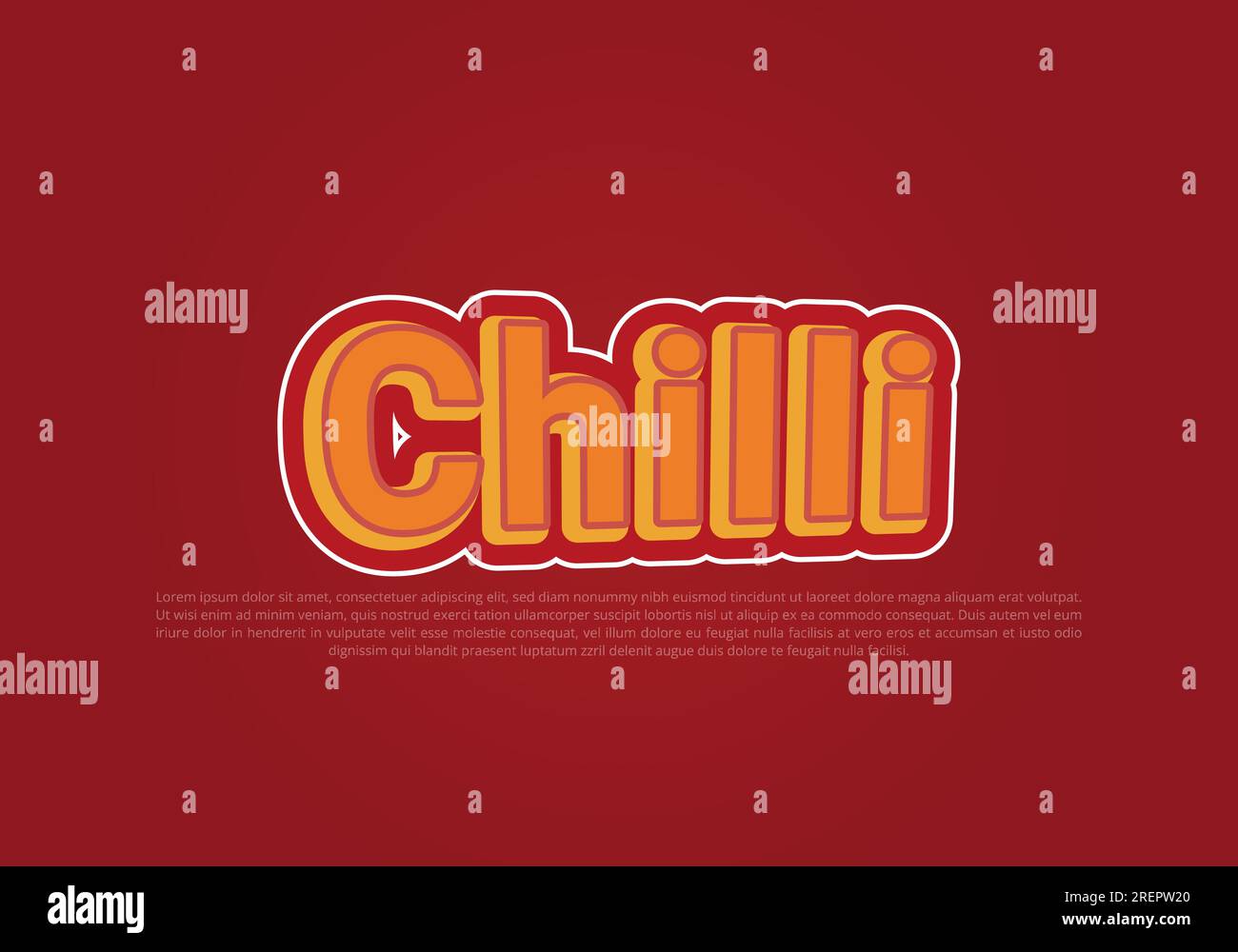 Crunchy text effect template with 3d bold style use for logo Pro Vector Stock Vector