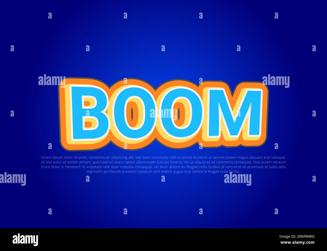 Crunchy text effect template with 3d bold style use for logo Pro Vector ...