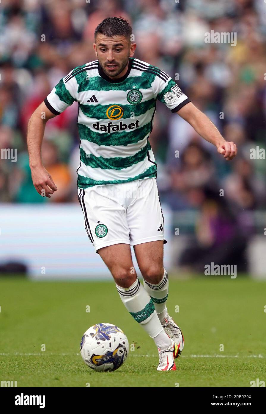 Celtic's Greg Taylor during the pre-season friendly match at the Aviva  Stadium, Dublin. Picture date: Saturday July 29, 2023 Stock Photo - Alamy
