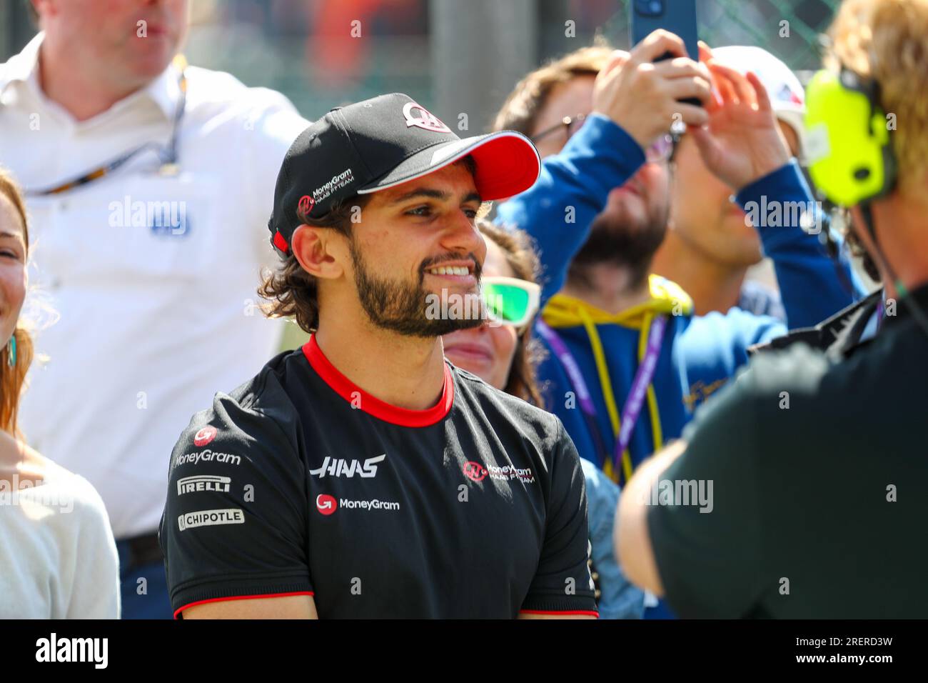 Pietro Fittipaldo (BRA)  Haas F1 Team Reserve Driver  during Sprint Race on Saturday Jul 29th FORMULA 1 MSC CRUISES BELGIAN GRAND PRIX 2023 - Jul28 to Stock Photo