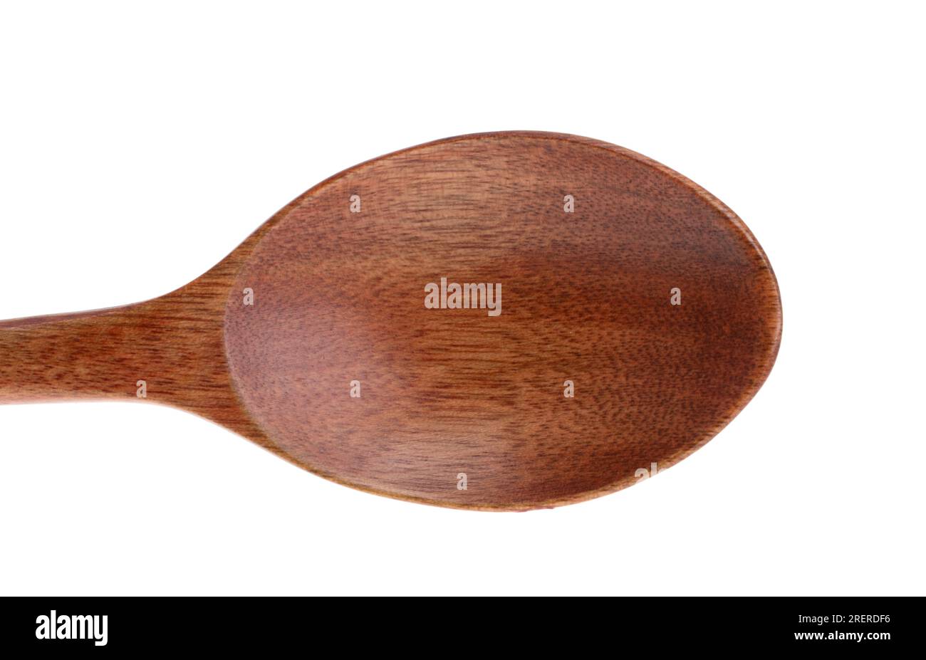 Wooden spoon isolated on white background Stock Photo - Alamy