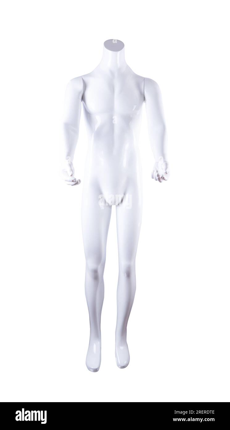Male white clothes mannequin hi-res stock photography and images