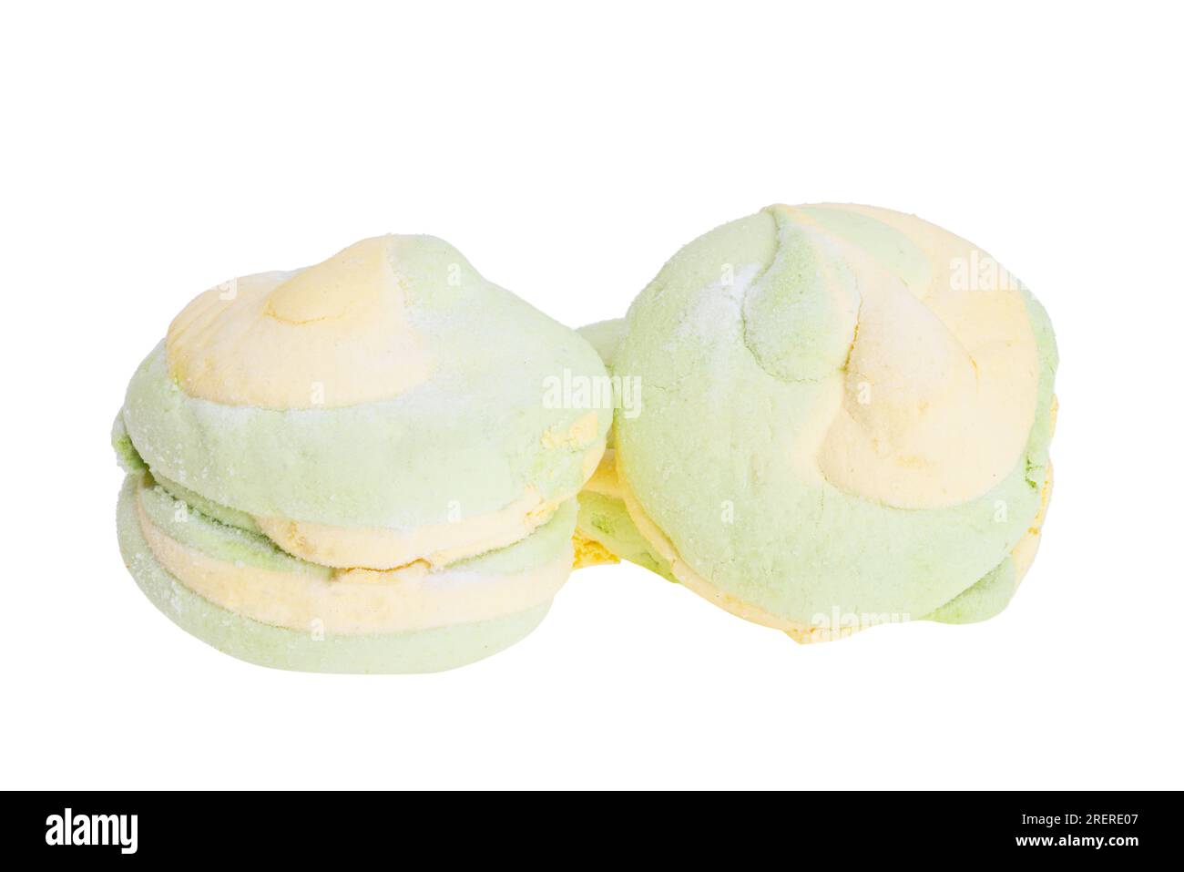 Marshmallow isolated on white background Stock Photo - Alamy
