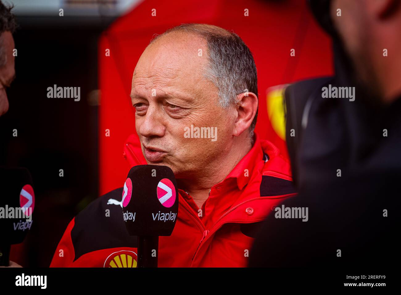 Frederic Vasseur Team Principal of the Scuderia Ferrari during the ...